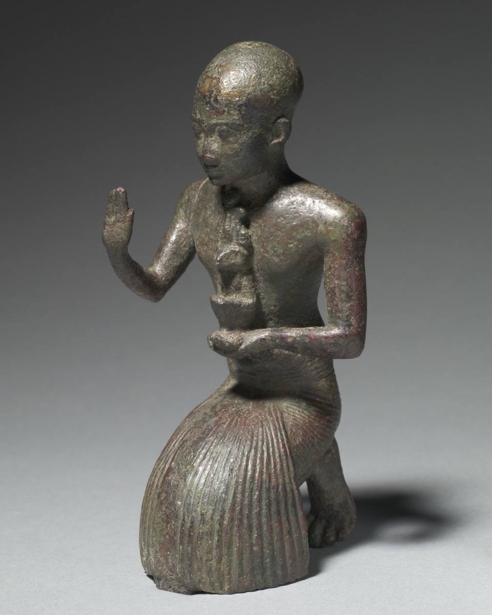 Statuette of a Kneeling Priest