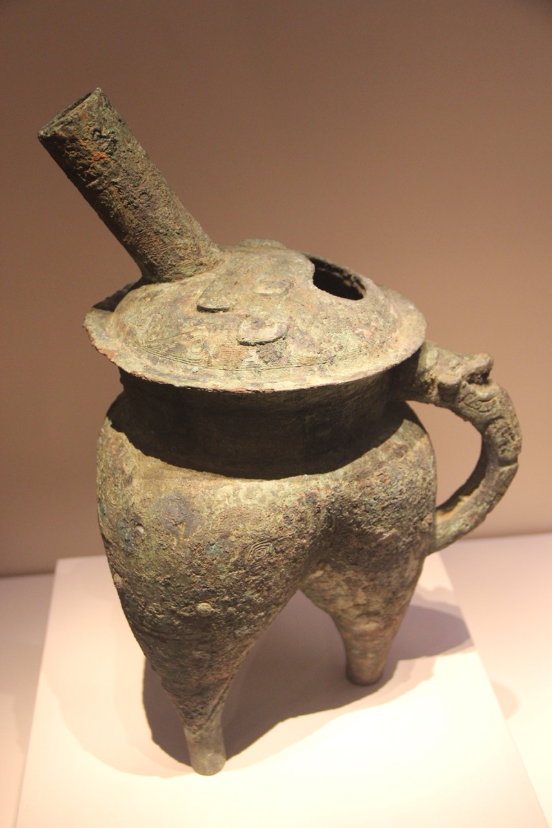 Bronze He (Pouring Vessel), Tomb of Fu Hao