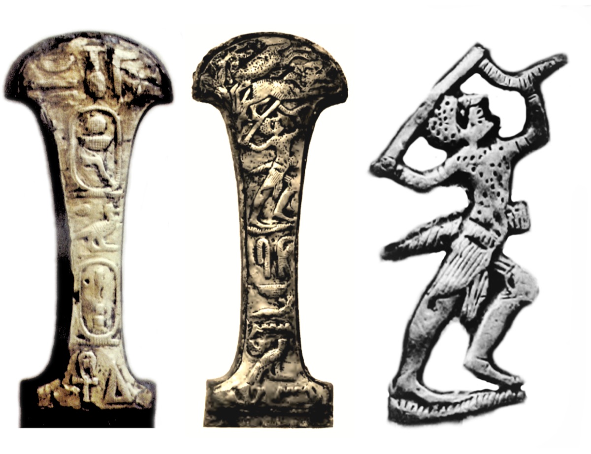 Dagger Handle of Abed, Soldier of the Hyksos Pharaoh Apepi