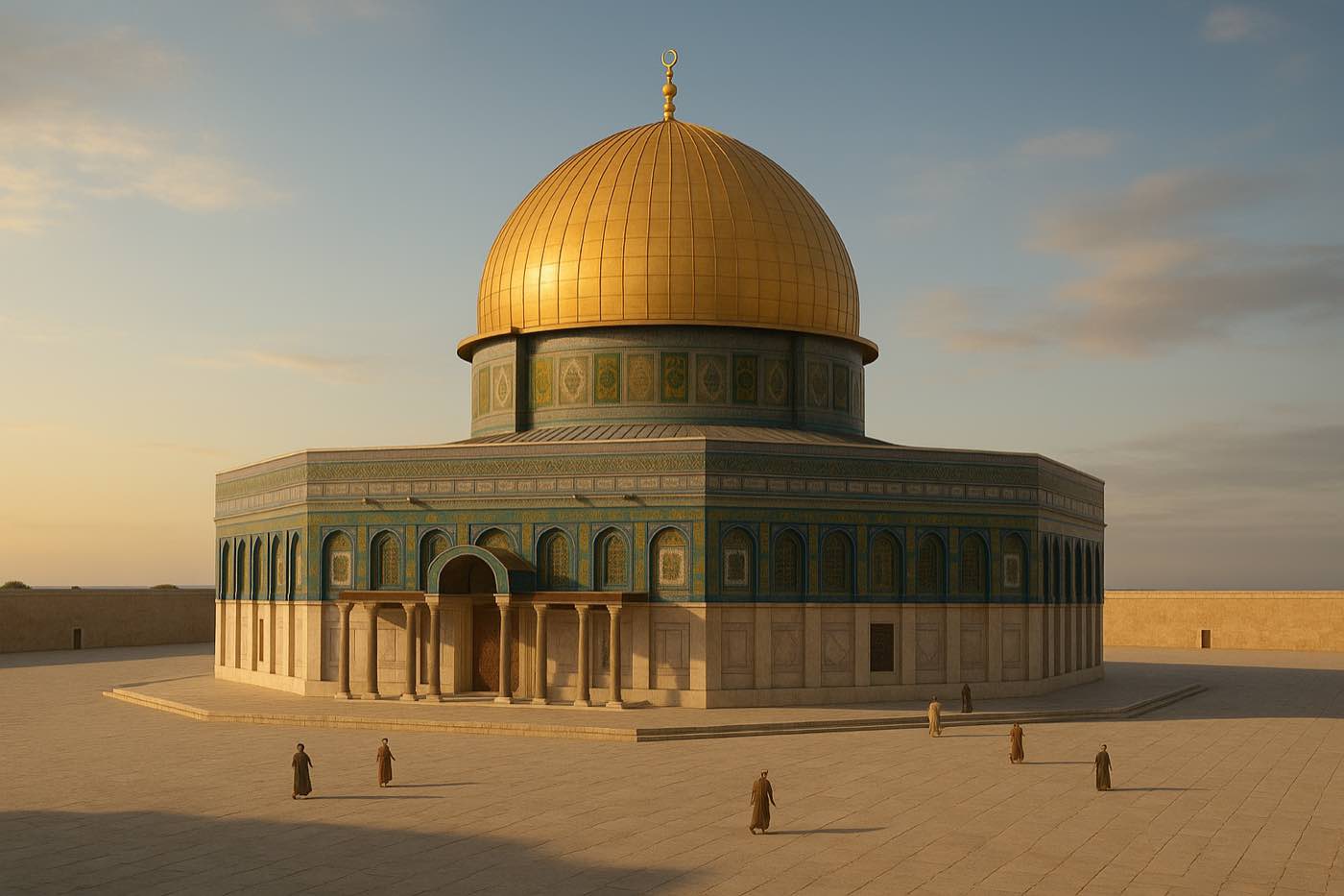 AI reconstruction: Dome of the Rock - reconstruction