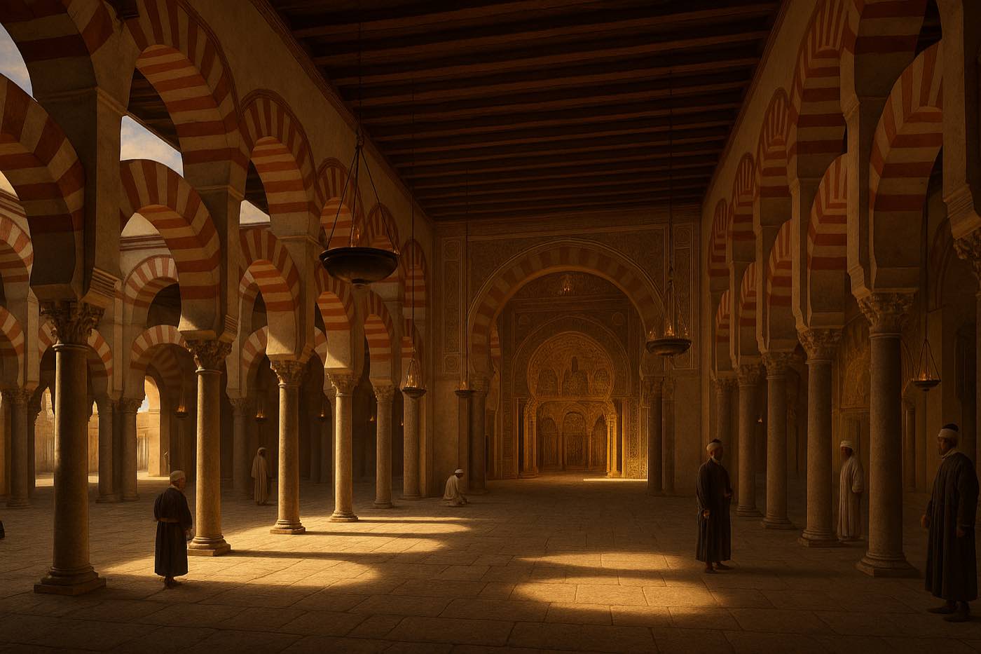 AI reconstruction: Great Mosque of Cordoba - reconstruction