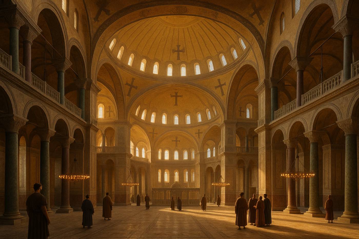 AI reconstruction: Hagia Sophia - reconstruction