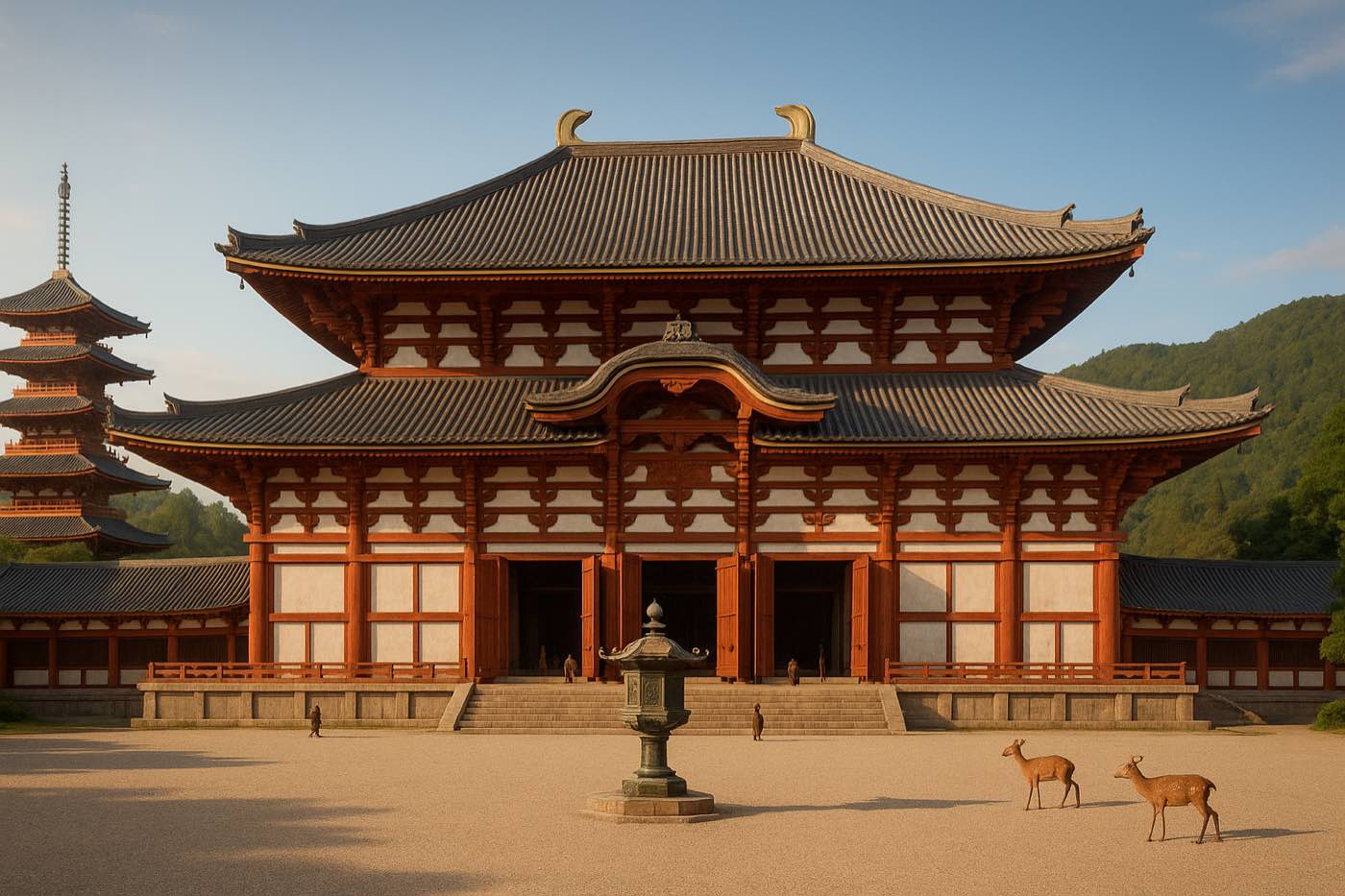 AI reconstruction: Todai-ji Great Buddha Hall - reconstruction