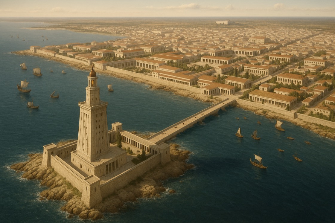 AI reconstruction: Alexandria - reconstruction