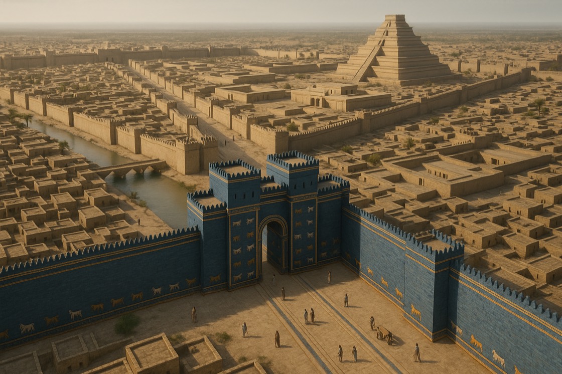 AI reconstruction: Babylon - reconstruction