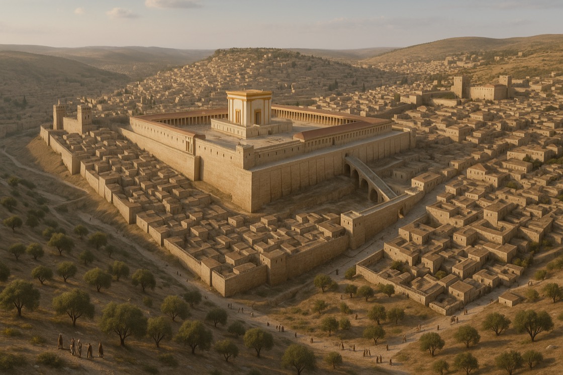 AI reconstruction: Jerusalem - reconstruction