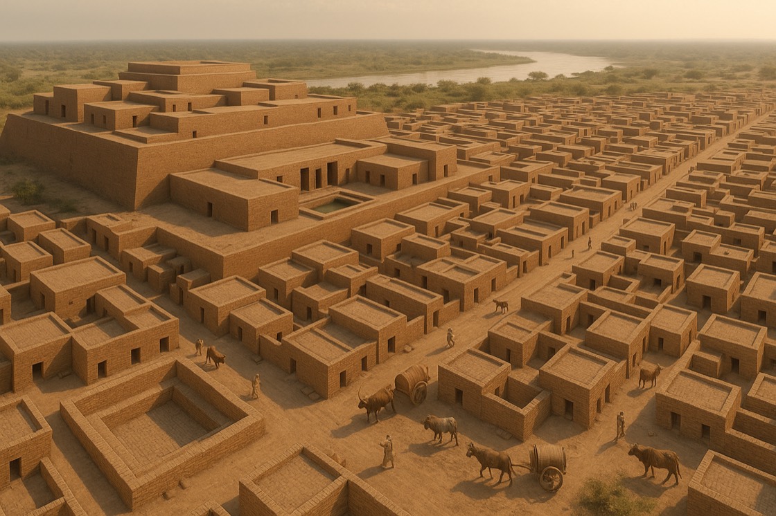 AI reconstruction: Mohenjo-daro - reconstruction