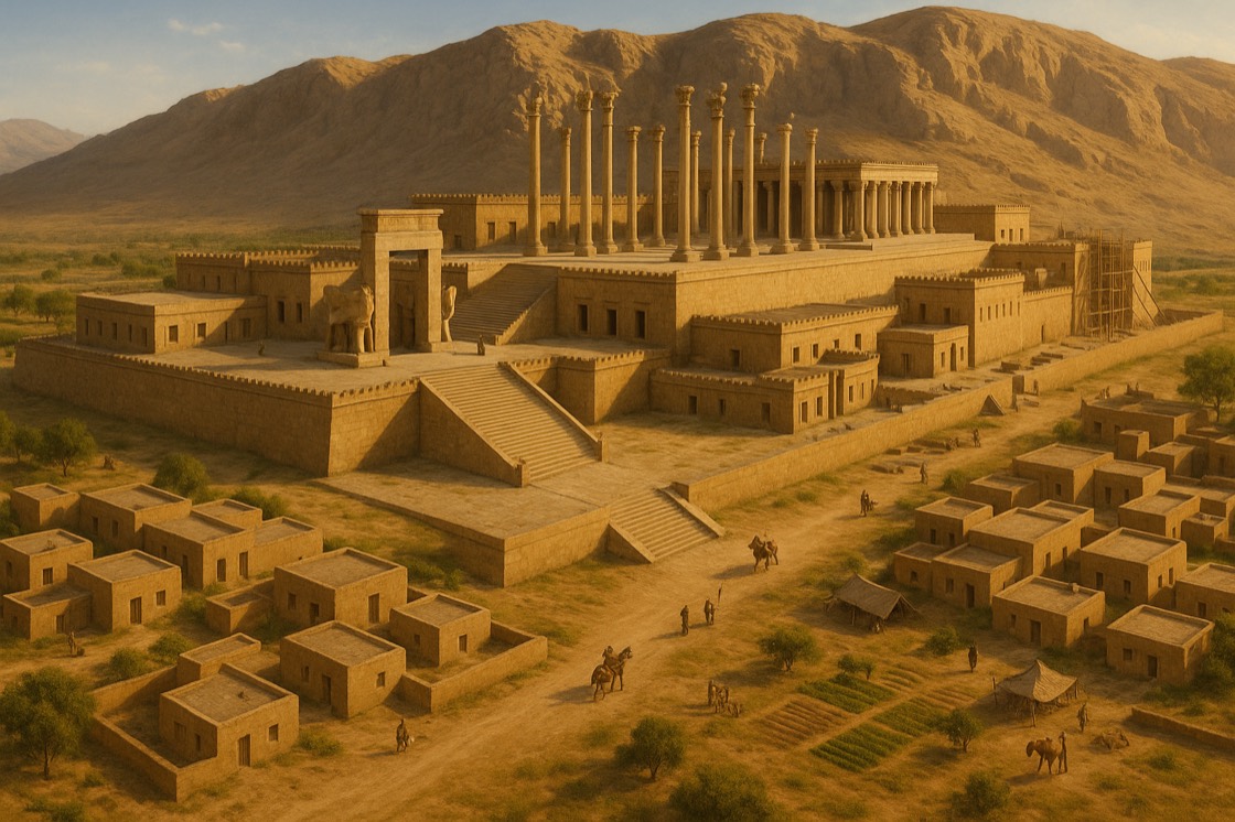 AI reconstruction: Persepolis - reconstruction