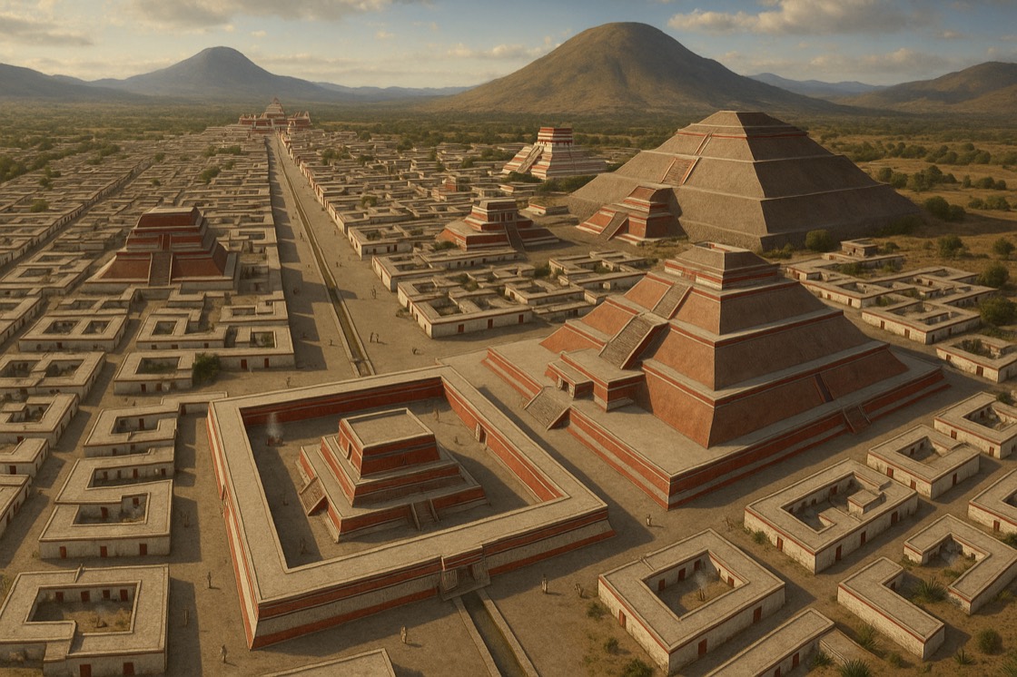 AI reconstruction: Teotihuacan - reconstruction