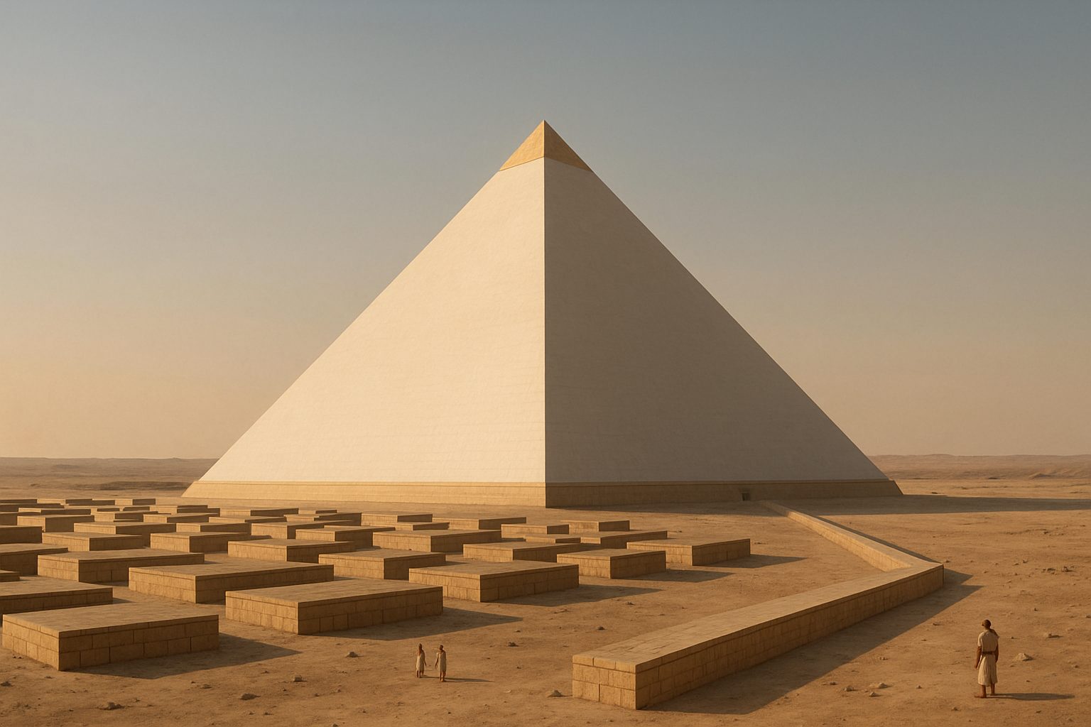 AI reconstruction: Great Pyramid of Khufu - reconstruction