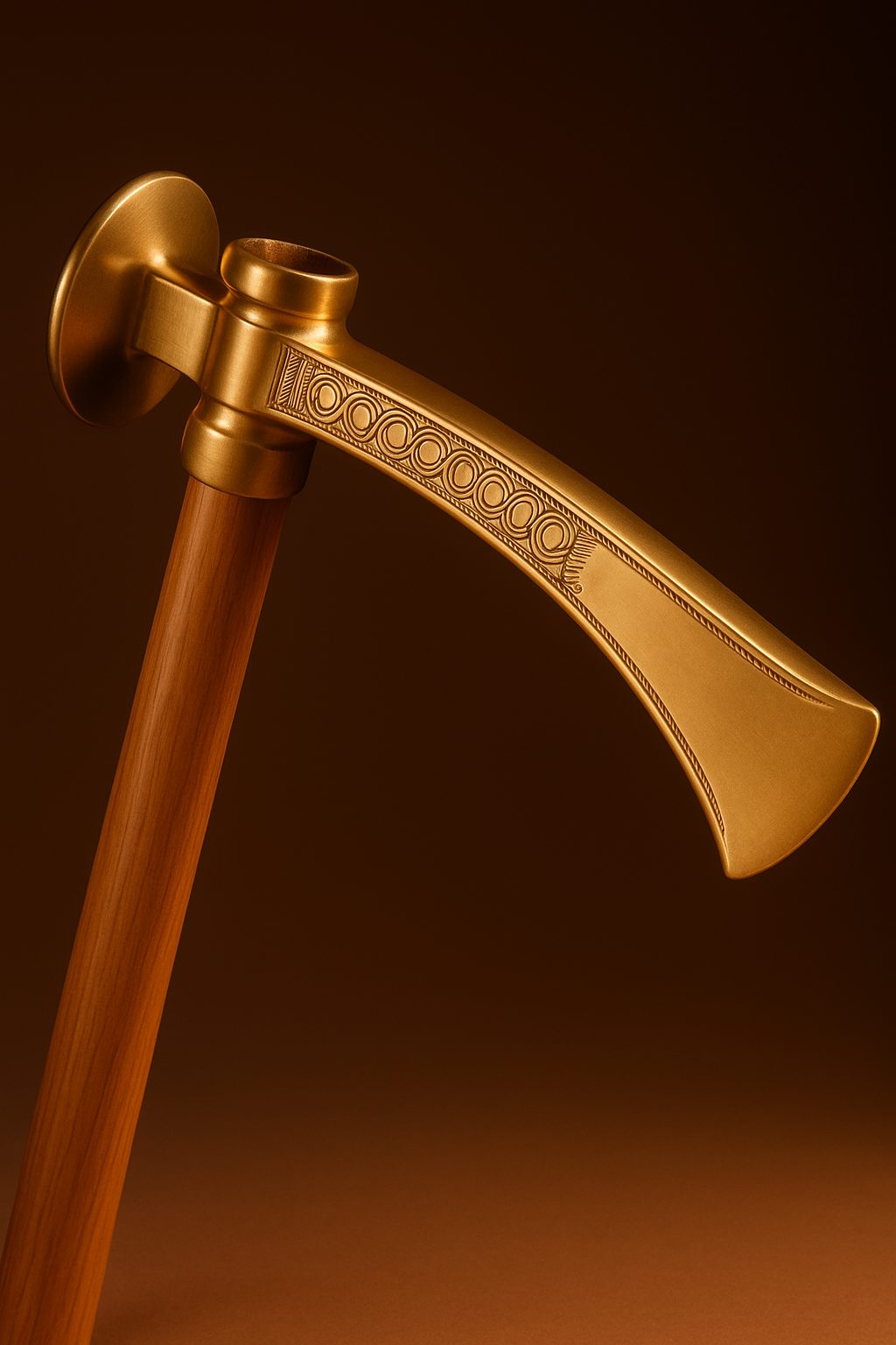 AI reconstruction: Bronze Age battle axe from Hungary - reconstruction