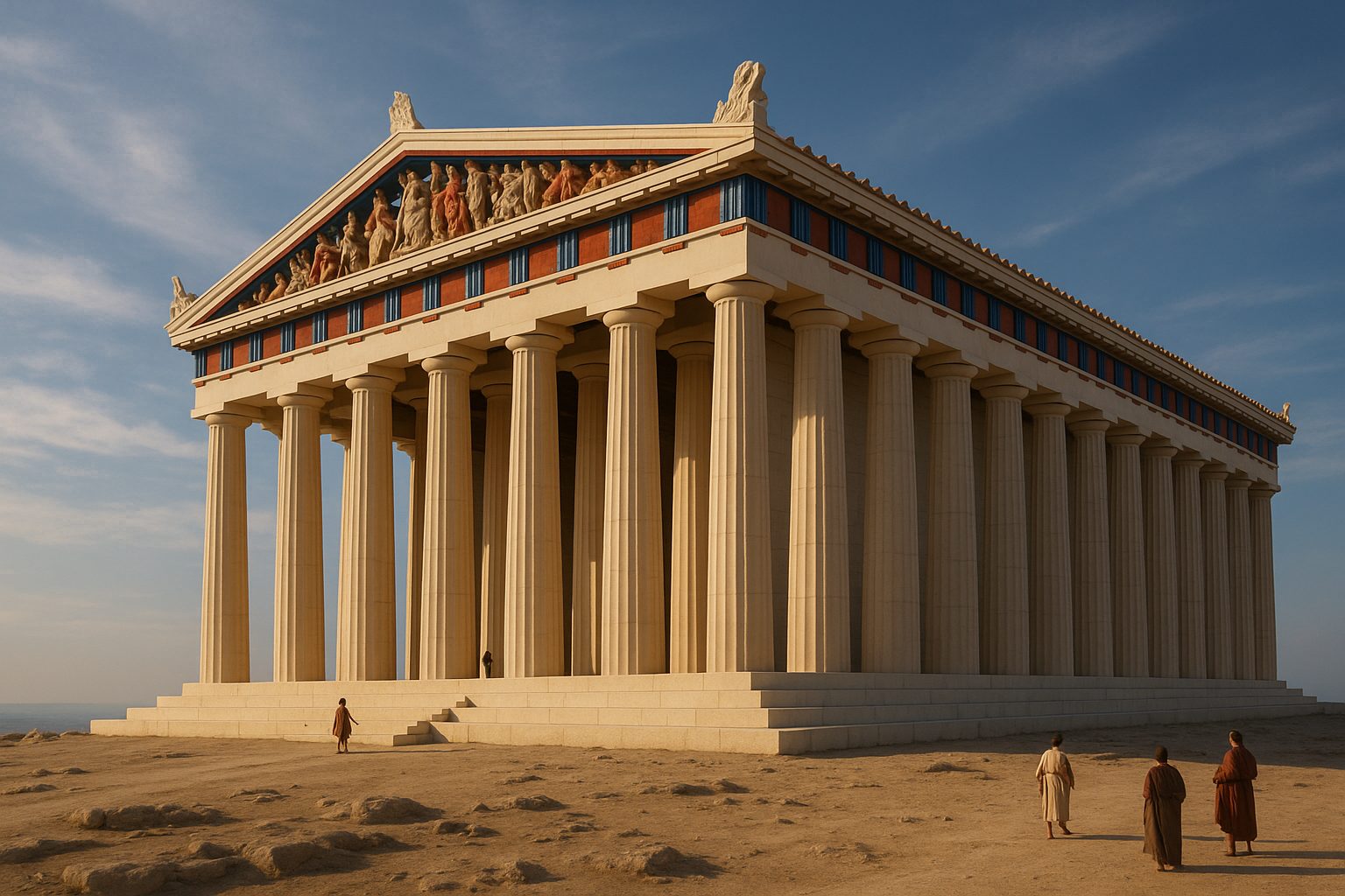 AI reconstruction: Parthenon - reconstruction